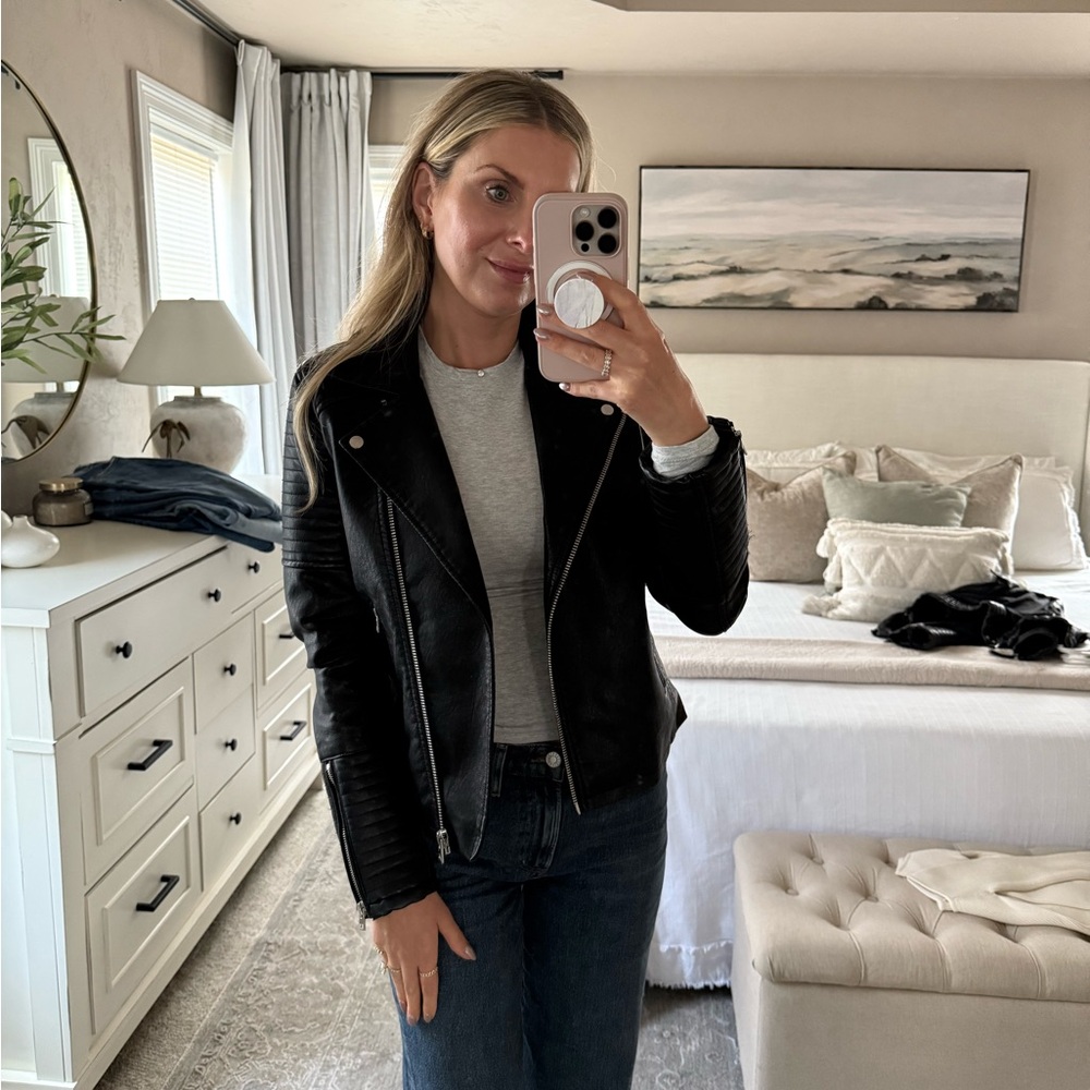 Topshop Rosa Biker Jacket - Picture 9 of 9